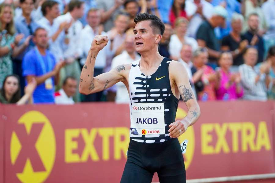 Jakob Ingebrigtsen est ravi de sa performance.