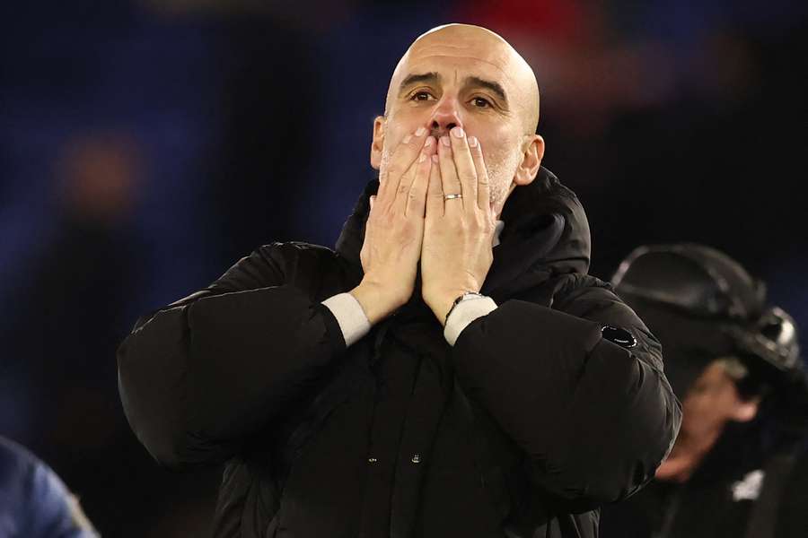 Guardiola agradece el cariño de la afición.