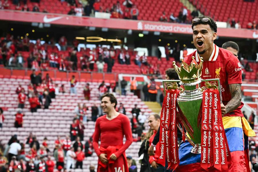 Luis Díaz, campeón de la Premier League,