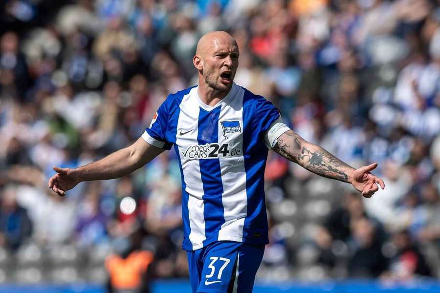 Leistner absolvierte bisher 56 Pflichtspiele für die Hertha