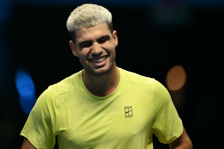 Carlos Alcaraz, ce dimanche. Carlos Alcaraz, ce dimanche.