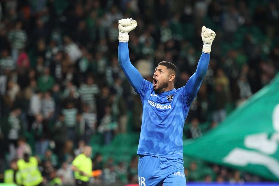 Os festejos de Ewerton no Estádio José Alvalade