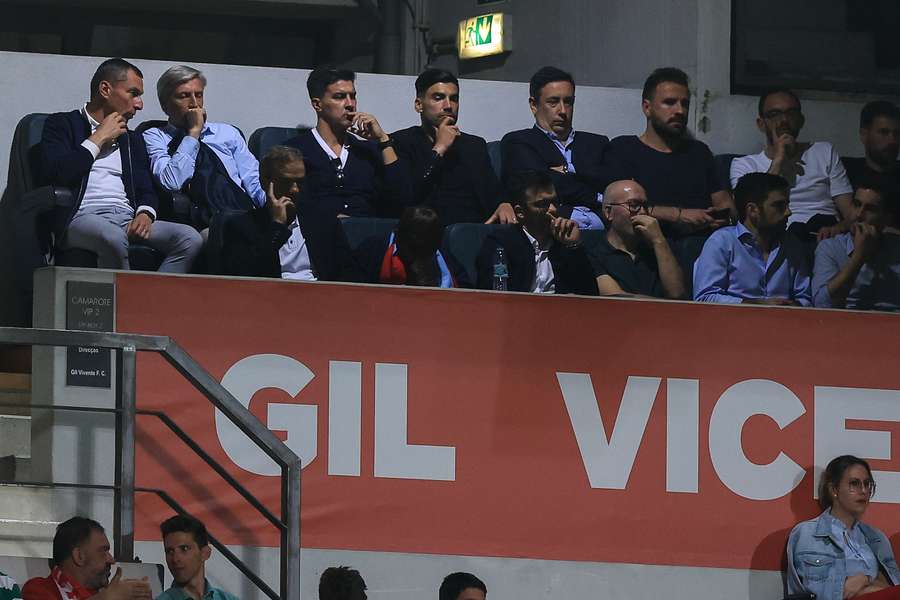 Tozé Marreco assistiu ao jogo na tribuna do Estádio Cidade de Barcelos