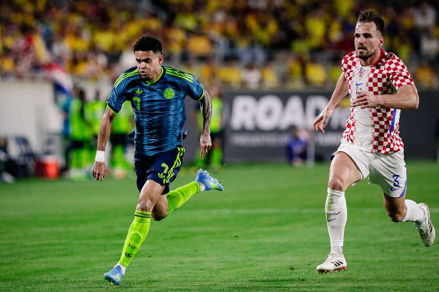 Luis Díaz, ante Croacia