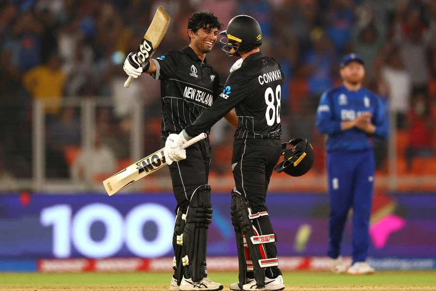 New Zealand's Rachin Ravindra and Devon Conway were sublime with the bat against England