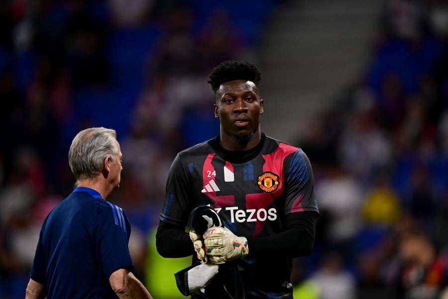 Manchester United goalkeeper Andre Onana