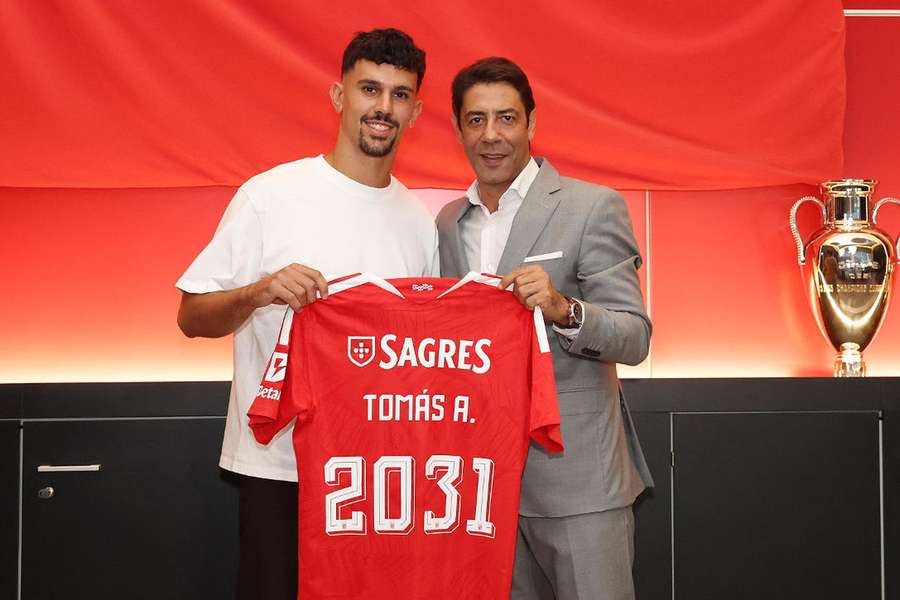 Tomás Araújo com Rui Costa
