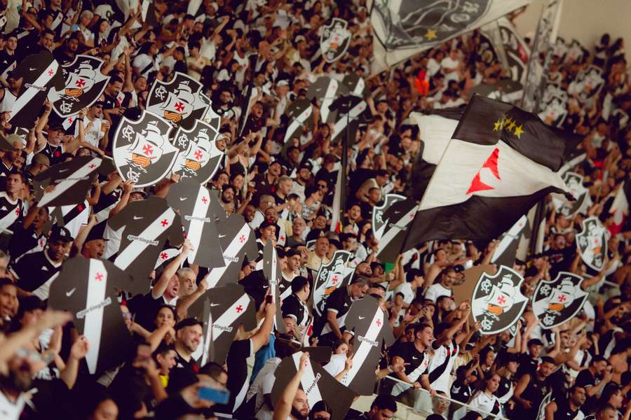 A torcida do Vasco no Maracanã