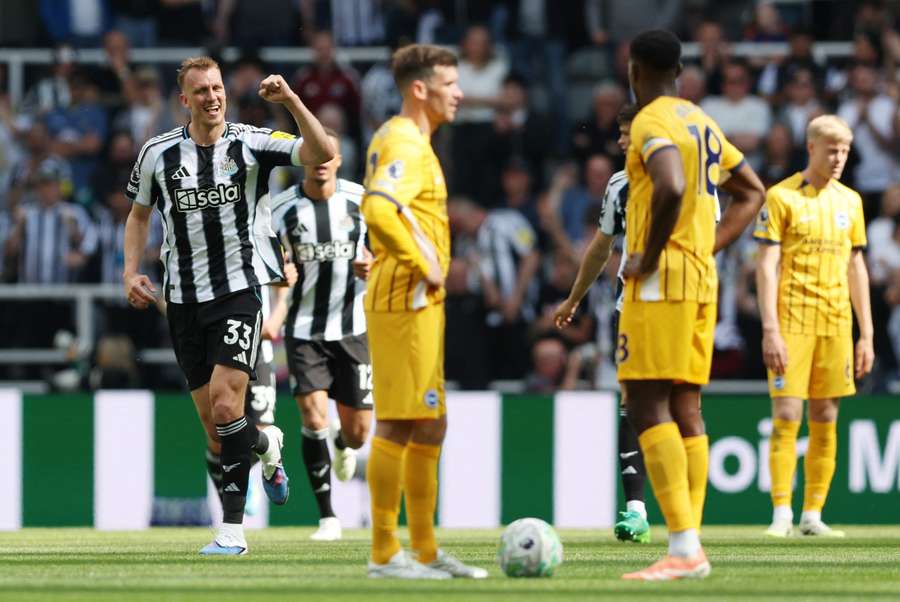 Burn among goals as Newcastle edge Brighton