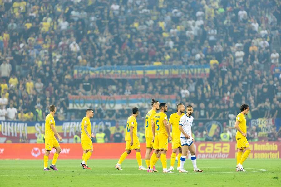 Das Spiel in Rumänien musste lange Zeit unterbrochen werden.
