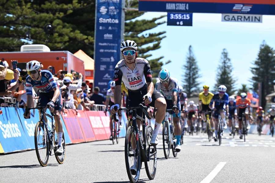 Rui Oliveira no Tour Down Under, na Austrália