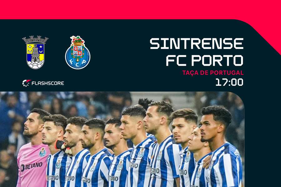 FC Porto defronta o Sintrense, na Amadora