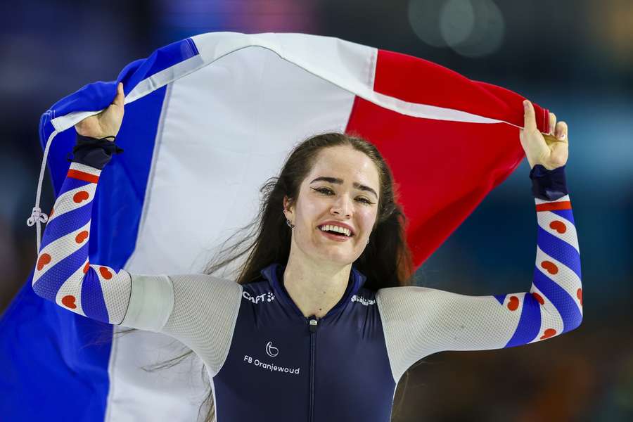 Isabel Grevelt viert haar kampioenschap Isabel Grevelt viert haar kampioenschap