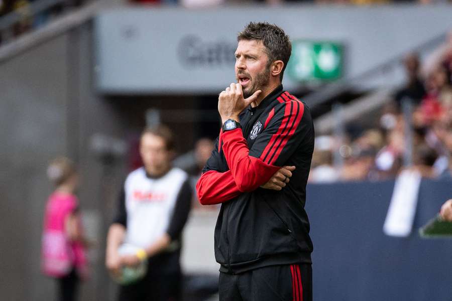 Manchester United manager Michael Carrick Manchester United manager Michael Carrick