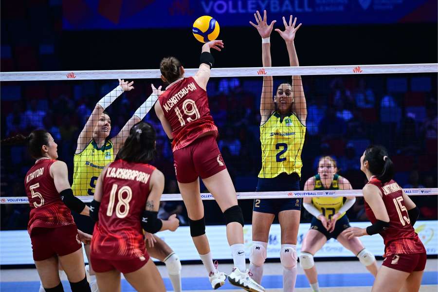 Brasil está na segunda posição da VNL