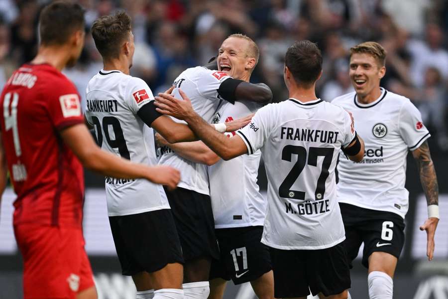 Eintracht put four past Leipzig
