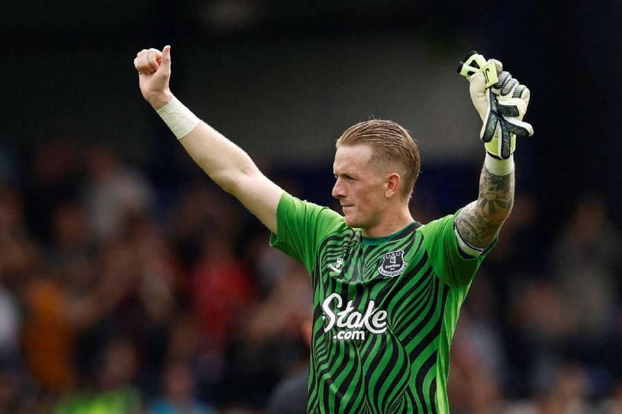 Pickford missed the match with West Ham and internationals with England.