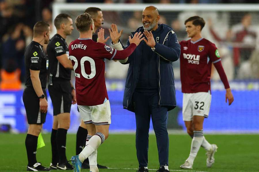 Nuno happy as West Ham out of bottom three with victory over Wolves