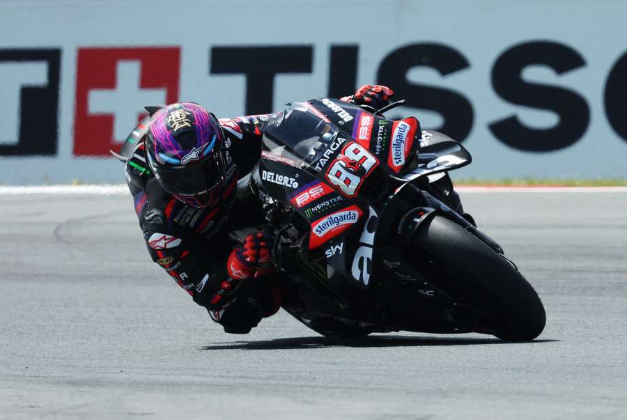 Jorge Martín, podio y liderato en Assen