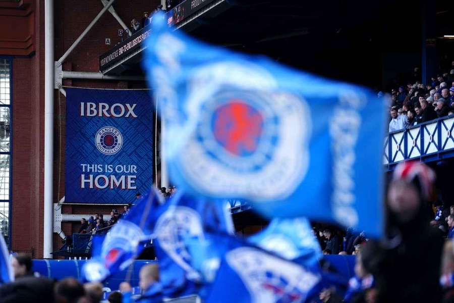 Fans der Glasgow Rangers
