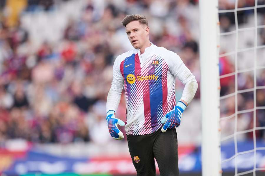 Ter Stegen, duda para el partido ante el Oporto