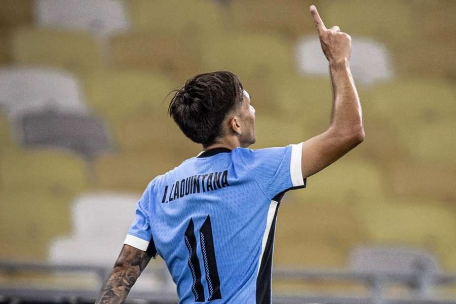 Laquintana garantiu a vitória do Uruguai sobre a República Dominicana