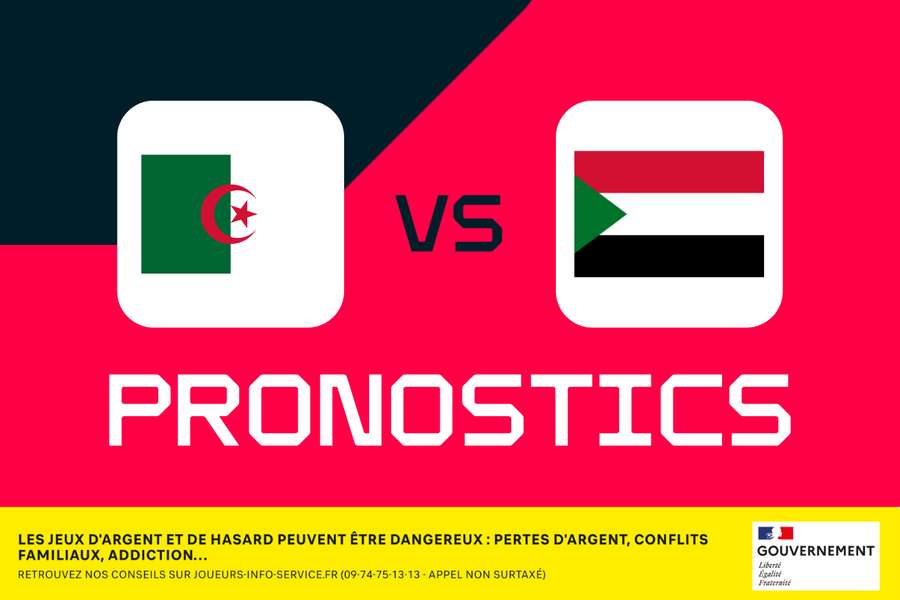 Algérie - Soudan : Pronostics, meilleurs paris et cotes (CAN - 1ère journée)