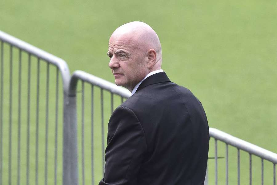 Gianni Infantino le 2 janvier au Brésil.