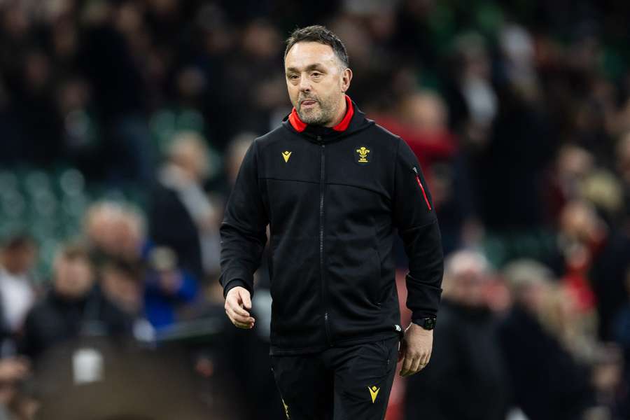 Interim Wales coach Matt Sherratt during the 2025 Six Nations Championship.
