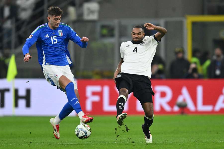 Lorenzo Lucca con l'Italia