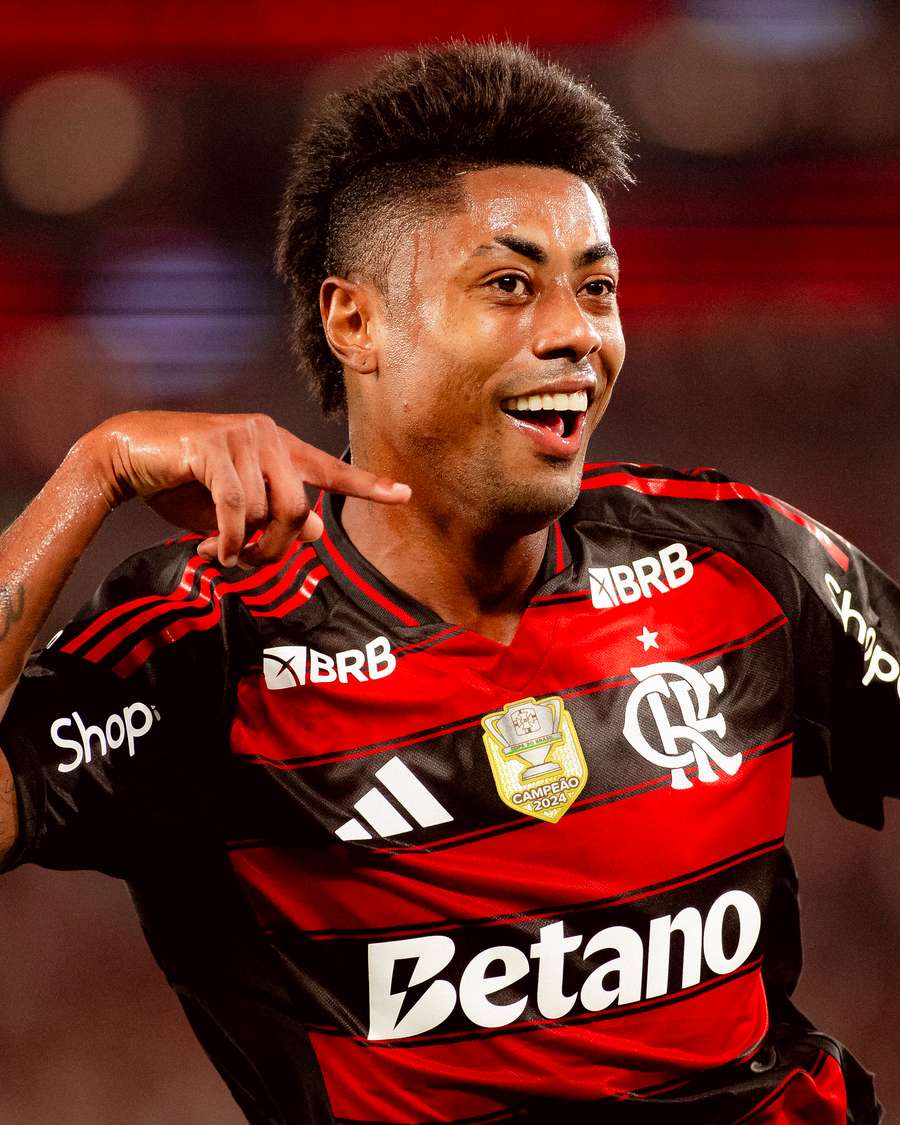 Bruno Henrique marcou em Flamengo 3x0 Red Bull Bragantino