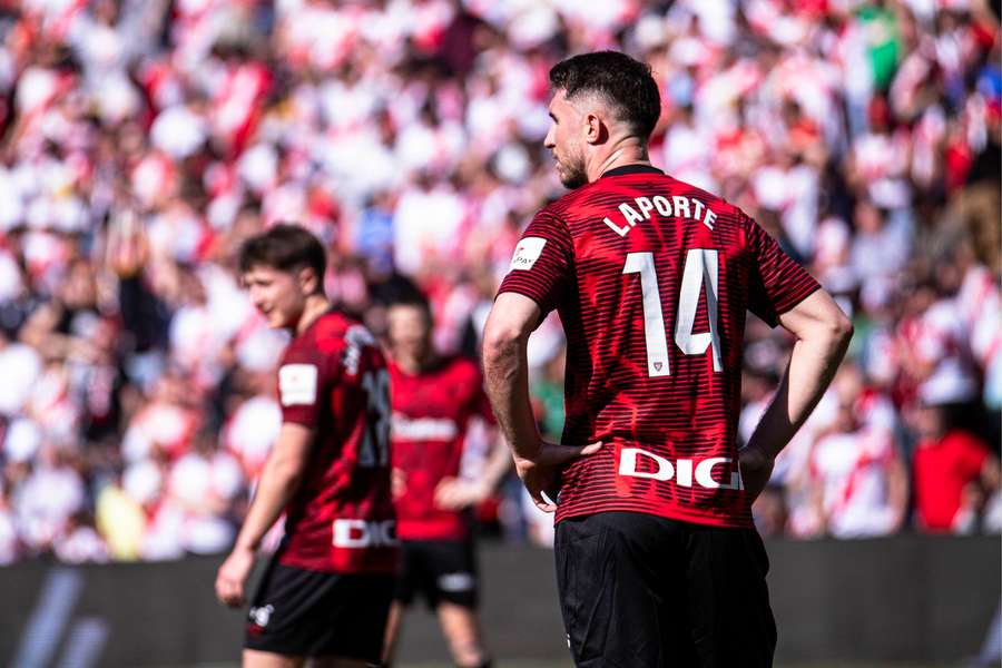 Eymeric Laporte reacts