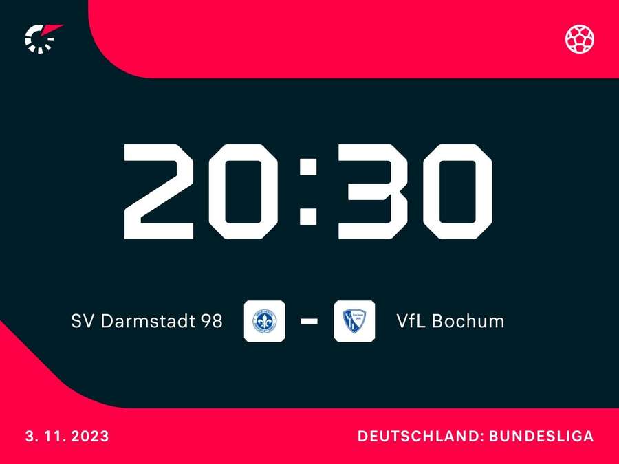 Darmstadt und Bochum eröffnen den 10. Spieltag