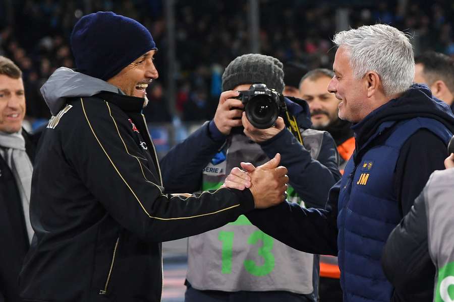 Luciano Spalletti e José Mourinho