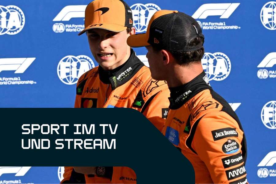 Sport live am Sonntag: McLaren will auch beim Großen Preis in Baku wieder ganz oben auf dem Treppchen stehen.