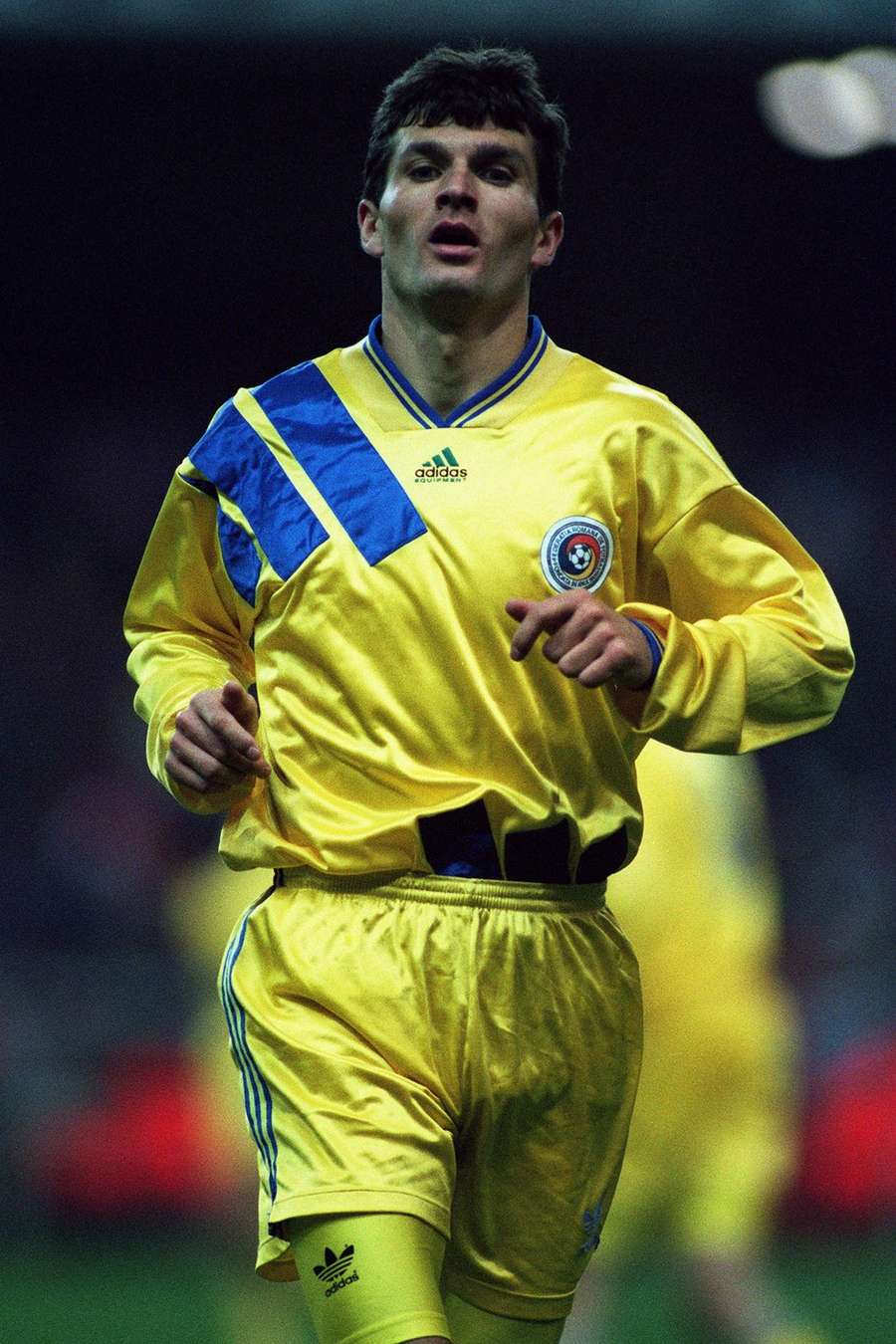 Ioan Ovidiu Sabău în echipamentul echipei naționale