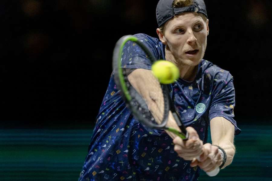 Gijs Brouwer stond voor het eerst in een halve finale van een ATP-toernooi