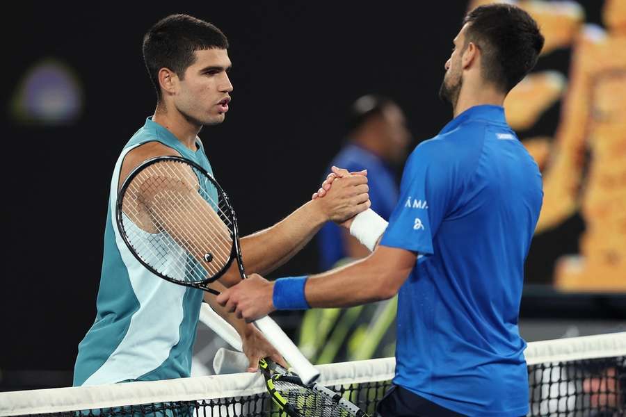 Alcaraz prohrál s Djokovičem na letošním Australian Open.