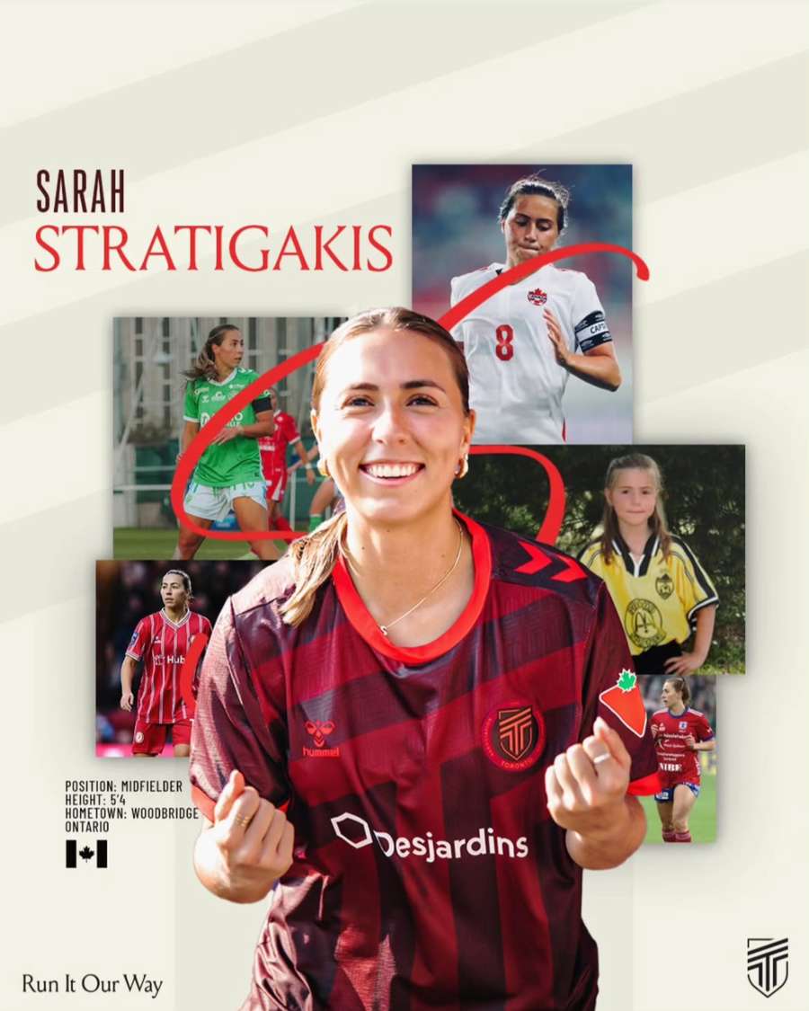 Sarah Stratigakis joins AFC Toronto Sarah Stratigakis joins AFC Toronto