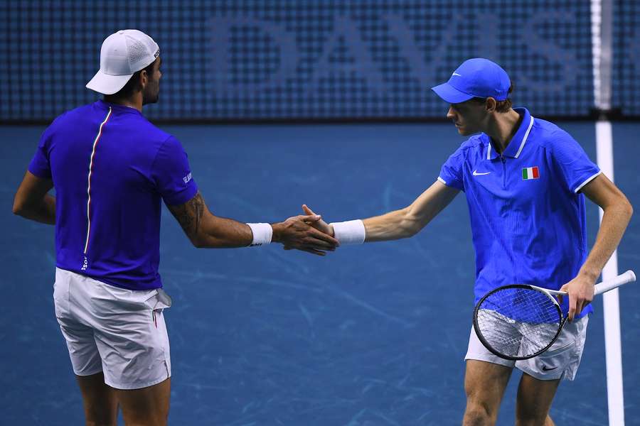 Jannik Sinner e Matteo Berrettini