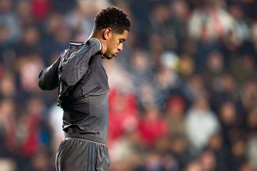 Jude Bellingham during the La Liga match between Rayo Vallecano and Real Madrid