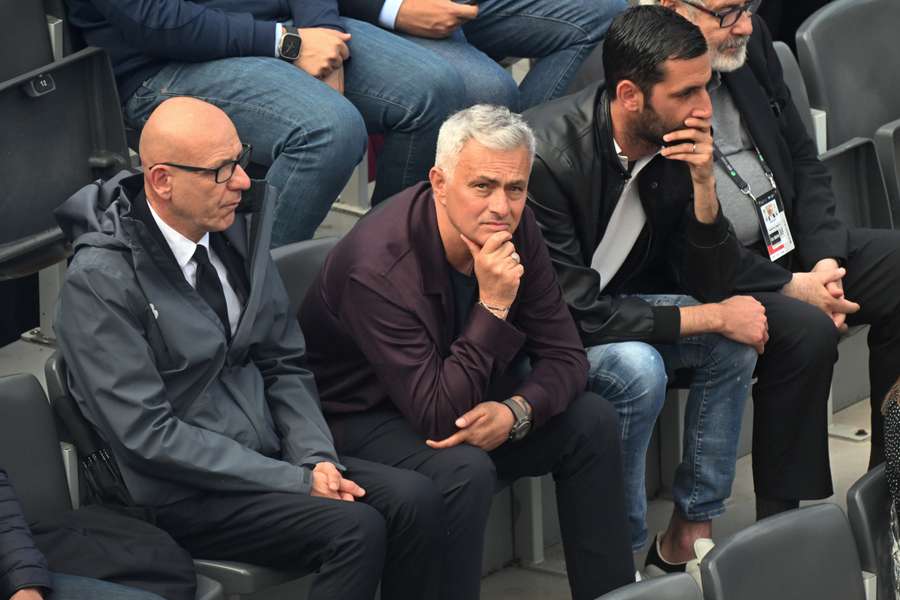 Mourinho estuvo presente en el torneo de tenis en Roma