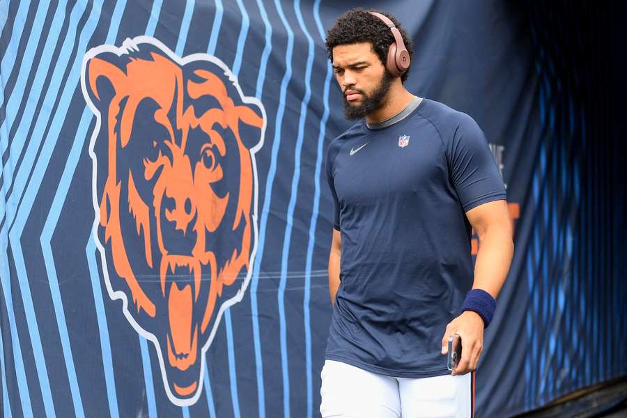 Todas as atenções estão viradas para Caleb Williams, que faz o seu primeiro jogo pelos Chicago Bears