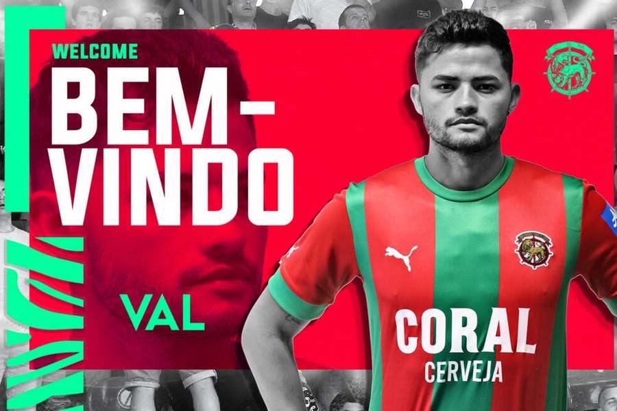 Val Soares chega ao Funchal oriundo do Coritiba