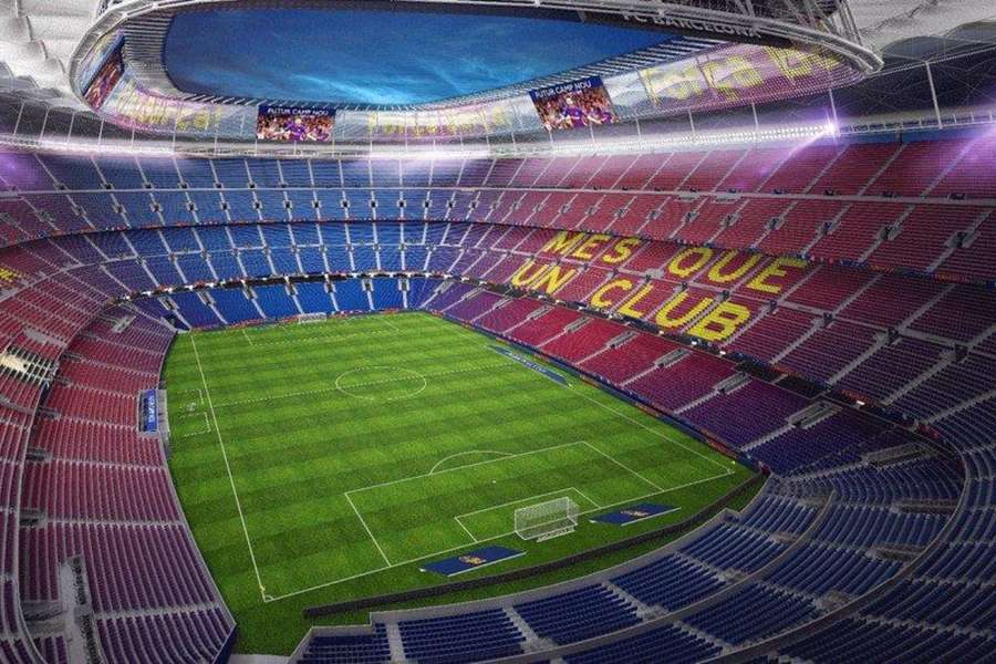 Recreación del nuevo Camp Nou
