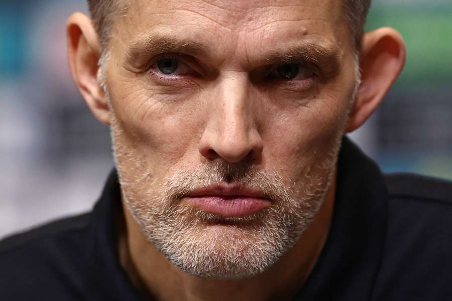 Tuchel en conférence de presse.