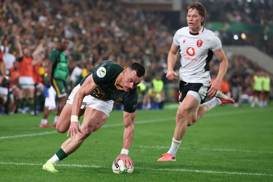 Jesse Kriel was one of two men (alongside Will Jordan) to score in all three rounds of July's Nations Championship.