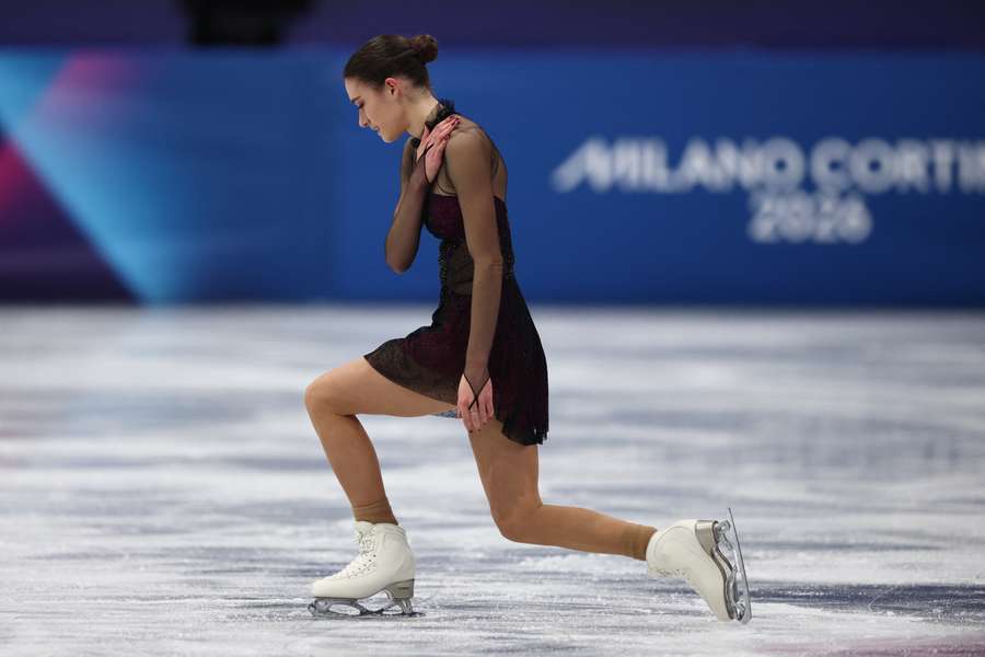 Lara Naki Gutmann sul ghiaccio Lara Naki Gutmann sul ghiaccio