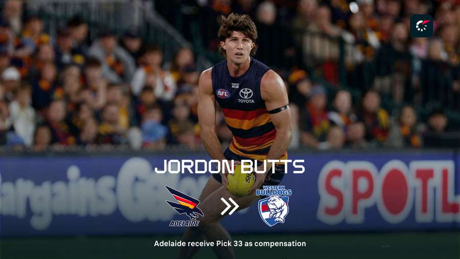 Jordon Butts to Bulldogs Jordon Butts to Bulldogs