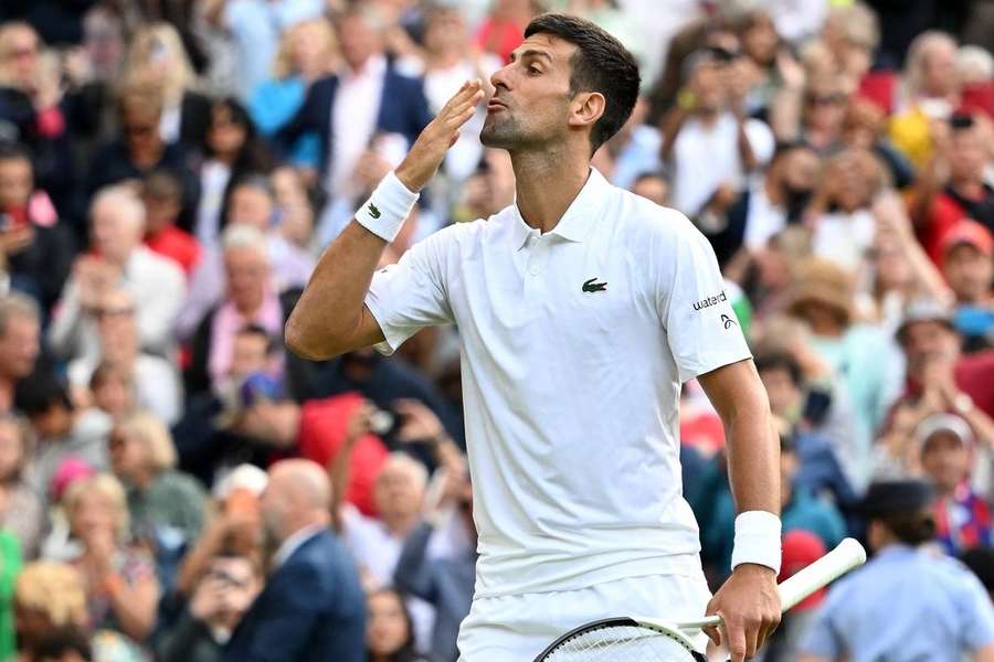 Novak Djokovic la Wimbledon 2023